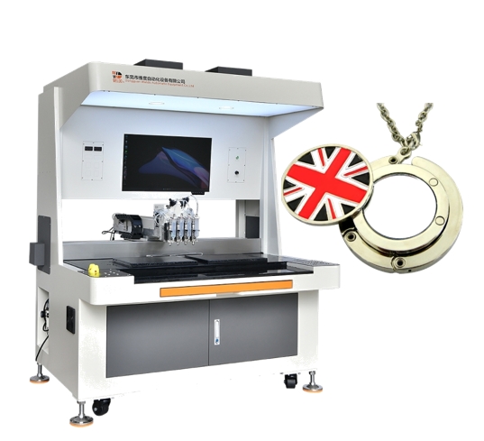 Collectible Enamel Pin Badge Filling Machine